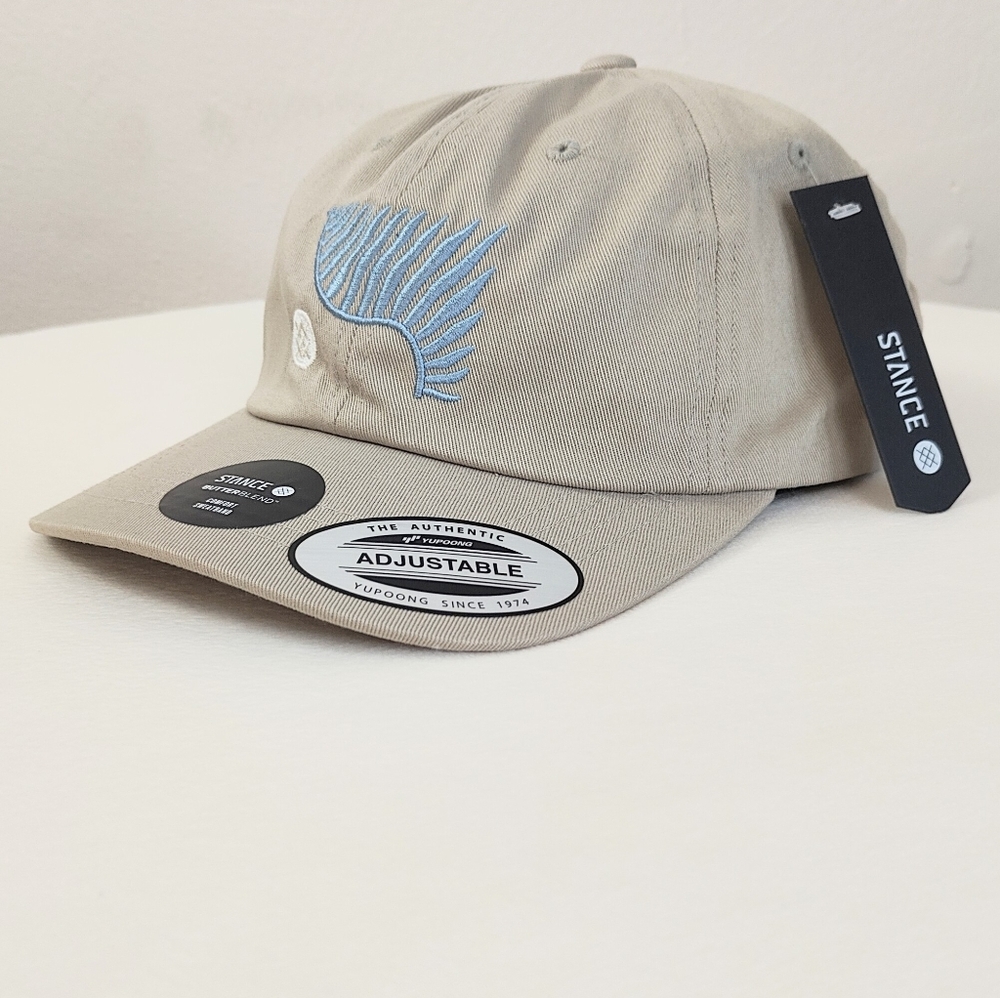 Stance Men's Standard Adjustable Cap Sand Brown OS Blue Feather Hat